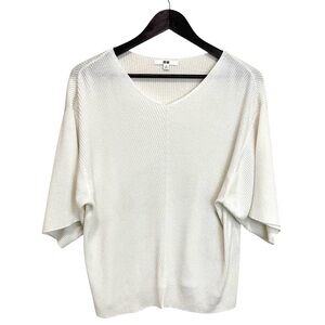Uniqlo Knit Short Wide Sleeve Sweater Top - Size M